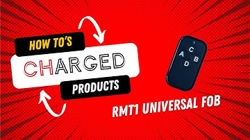 Charged RMT1 - Universal Gate/Garage door remote fob Programming