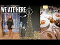 Dining at the HIGHEST Restaurant in the World | Eating on the 123 Floor of Dubai Burj Khalifa Vlog