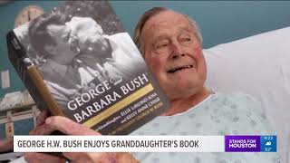Bush 41 looking healthy from Maine hospital, tweets about granddaughter's book