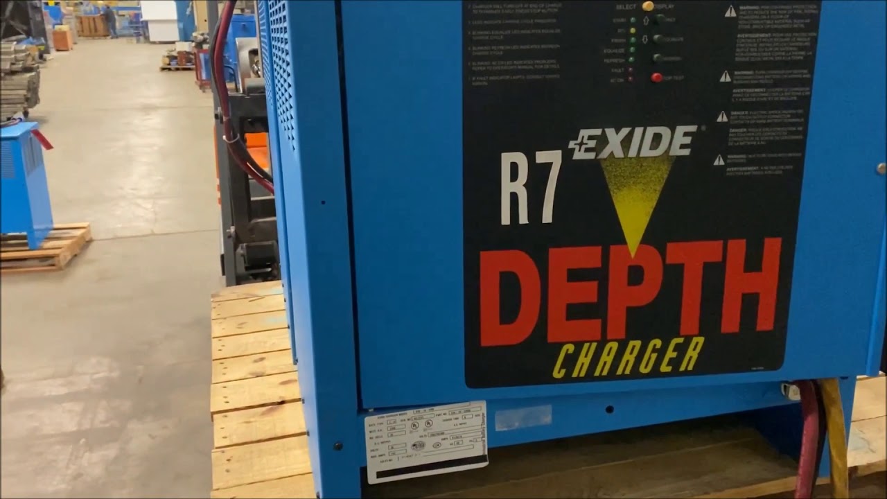 Exide 18 Cell 1200 Amp Hour Battery Charger FL2055 - YouTube