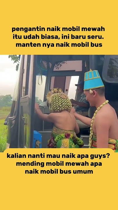 manten naik mobil bus umum #shorts #pengantin #viral #fyppppppppppppppppppppppp