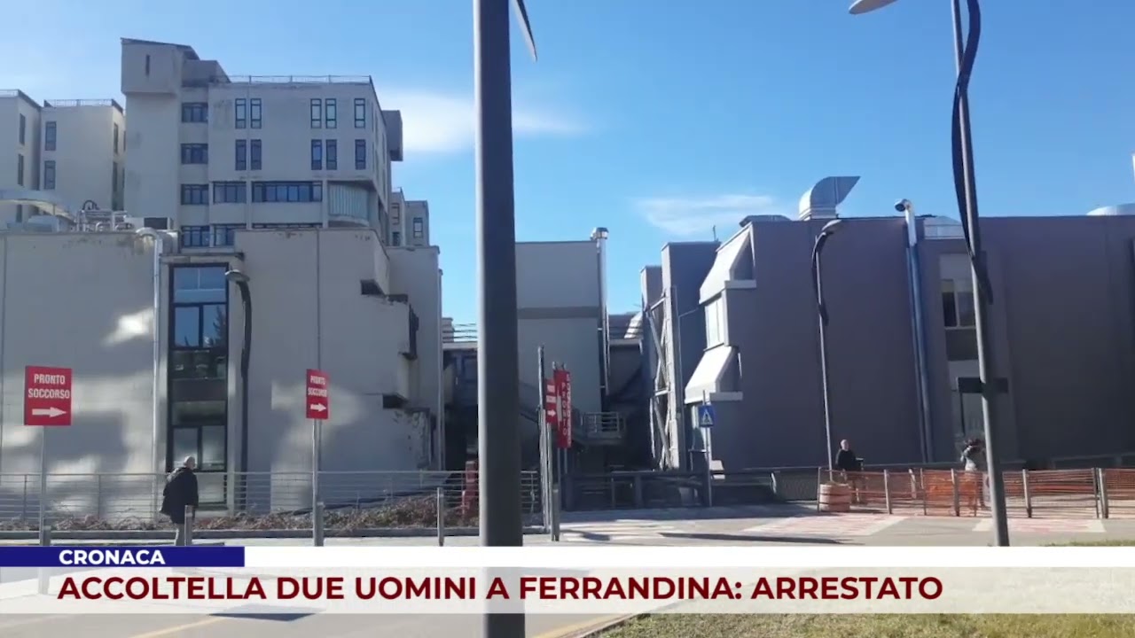 CRONACA. ACCOLTELLA DUE UOMINI A FERRANDINA: ARRESTATO