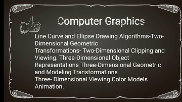 Trb polytechnic exam computer graphics subject explanation in tamil