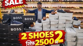 Deal Jara hatke branded leather shoes and sneakers collection in combo sale
