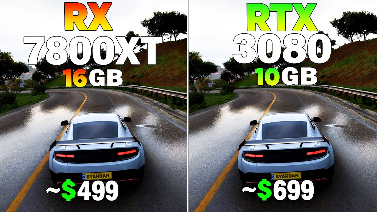 RX 7800 XT vs RTX 3080 Test in 8 Games - YouTube