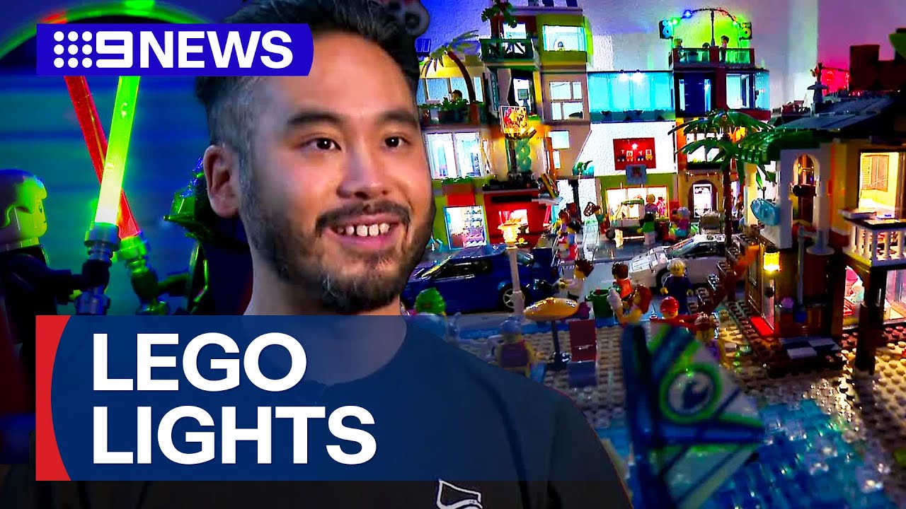 Lego obsession pays off for Melbourne man | 9 News Australia