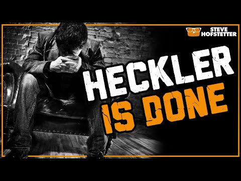 Heckler's Roommate Throws Him Under the Bus
