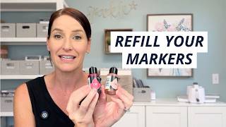 How to Refill Spectrum Noir TriBlend Markers + Sneak Peek at Christmas Cards