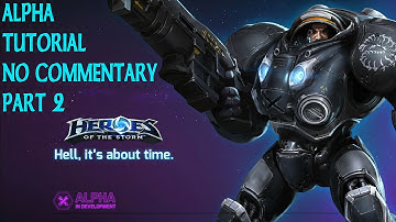 Heroes of the Storm Alpha Tutorial Part 2 (No Commentary)