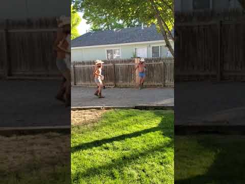 Mommas 50th birthday suprise - the git up dance cowboys style.