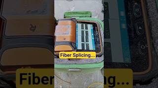 How to Splice Fiber Optic Cable #shorts
