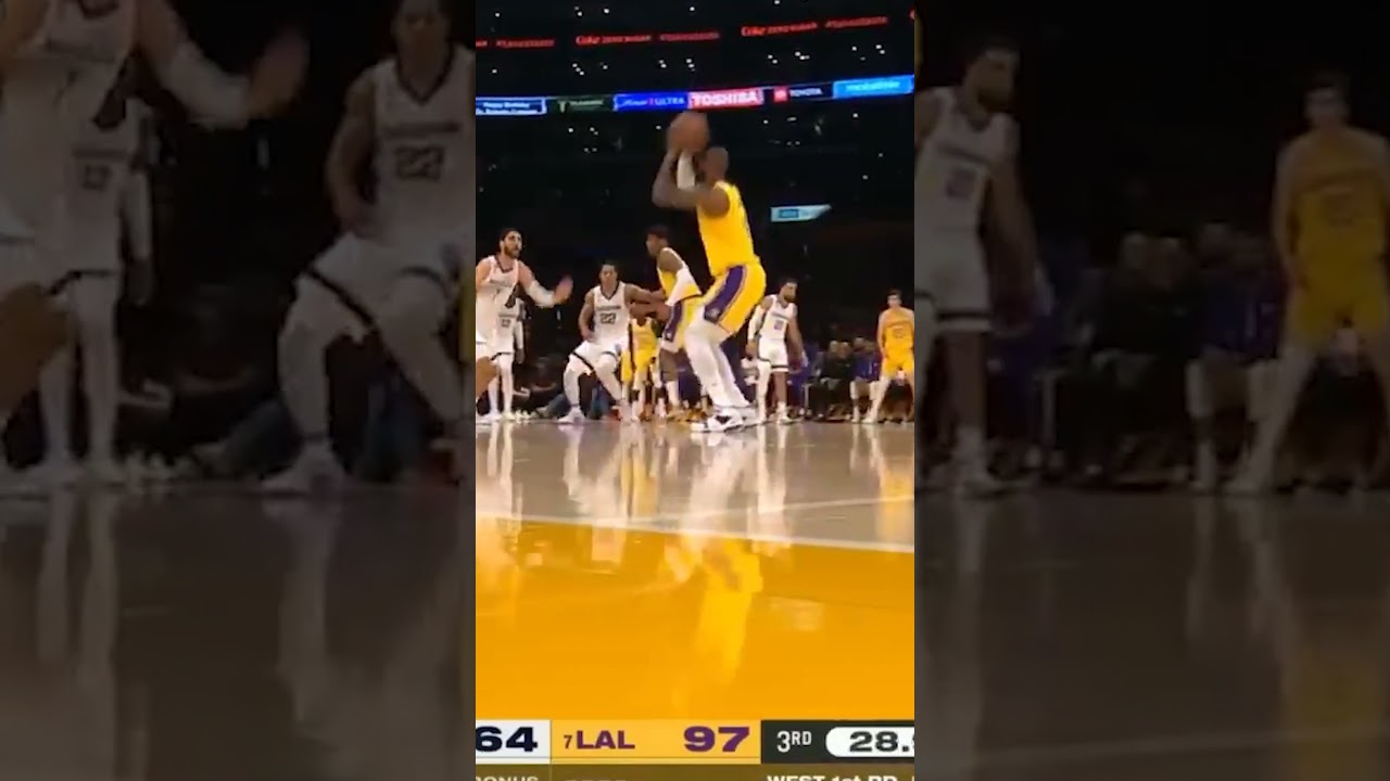 WATCH: LOS ANGELES LAKERS 125 WIN OVER MEMPHIS GRIZZLIES 85 GAME 6 #Shorts #BasketBall #NBA