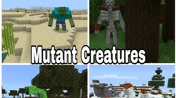 Mutant creatures mod for Minecraft PE