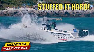 Buried It Hard!! | Boats vs Haulover Inlet