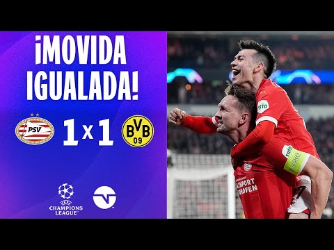 RESUMEN: PSV 1-1 BVB I IDA OCTAVOS DE FINAL I UEFA CHAMPIONS LEAGUE