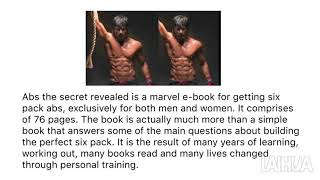 Abs the secret revealed, a book by lazar angelov review scam