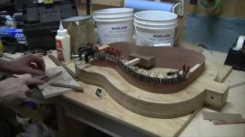 Building A House Guitar - Side Reinforcement Part 1