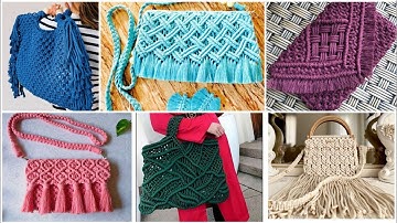 Macrame bag Part=6/ Beach bag/Modern Macrame @diymacramee