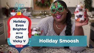 Holiday Even Brighter with Chef Vicky V: How to make a "Holiday Smoosh" (Holiday S'more)