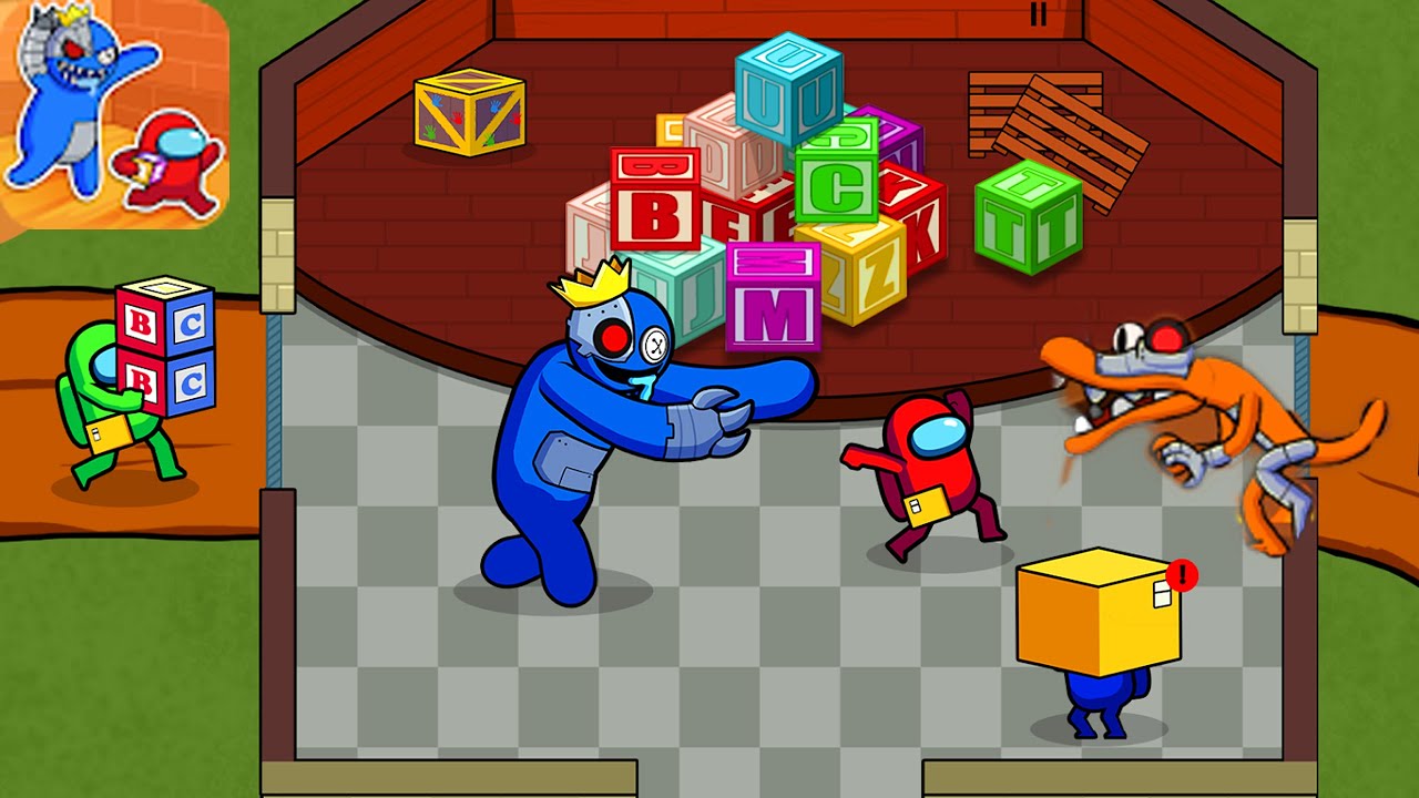 Survivor In Rainbow Monster - Gameplay Walkthrough Part 1Fix The Machine,Feed The Monsters (Android)