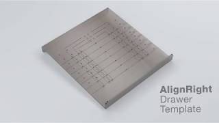 Celebrity AlignRight Cabinet Hardware Installation Template for Knobs - Cabinet Drawers Net Worth