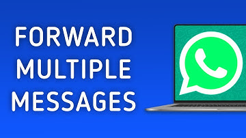 How to Forward Multiple Messages in WhatsApp on PC