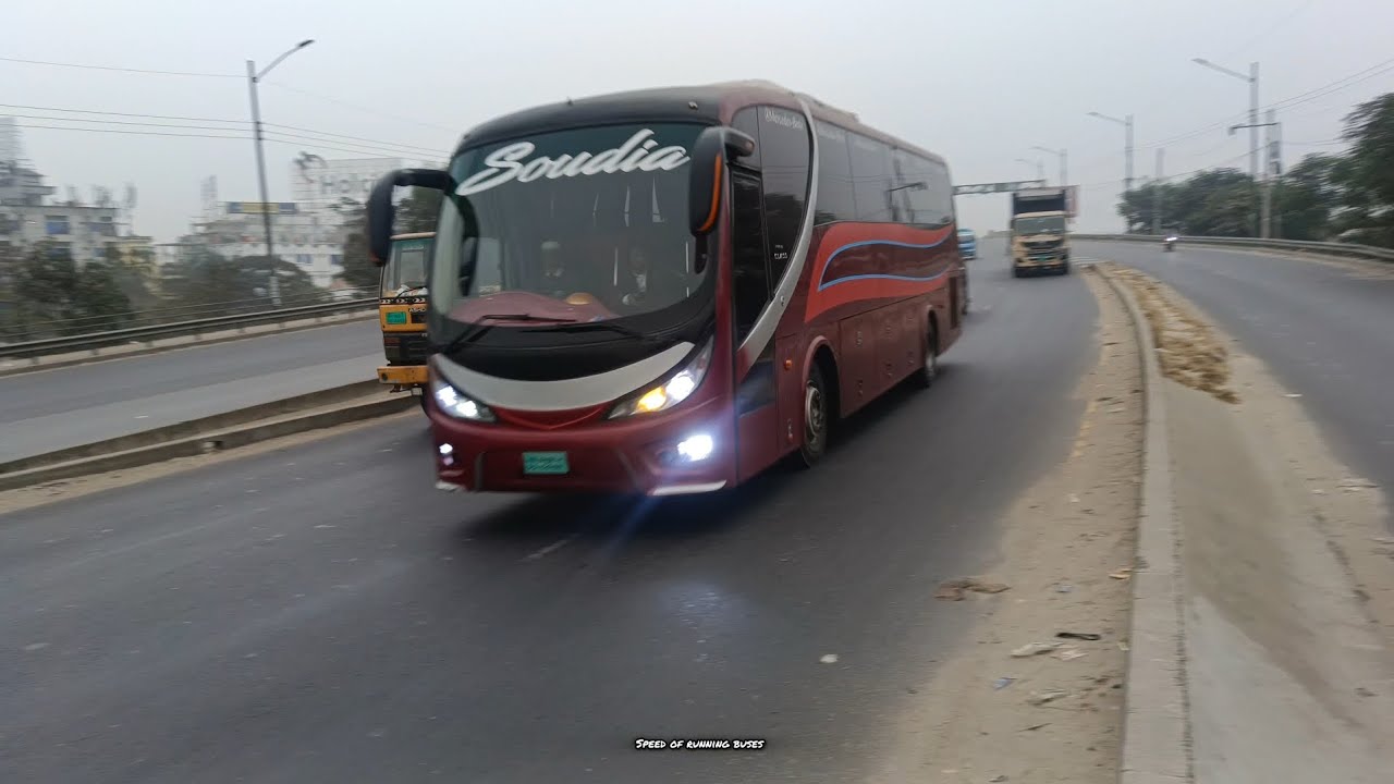 "SPEED OF RUNNING BUSES"...