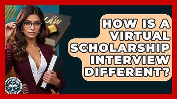 How Is A Virtual Scholarship Interview Different? - Law School Prep Hub