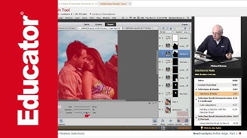 "Selection Brush Tool" | Adobe Photoshop Elements 11 with Educator.com