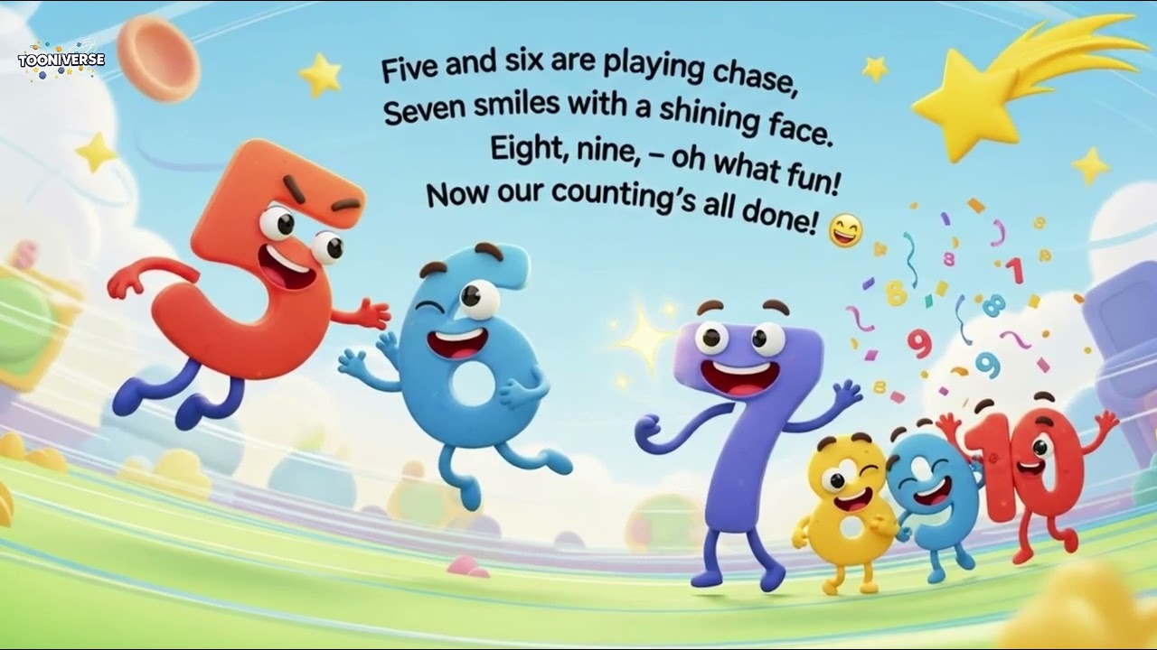 Counting Stars – Fun Kids Song  Tooniverse