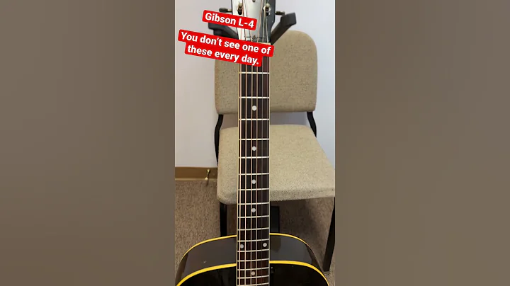 Gibson, L-4. You dont see one of these every day.