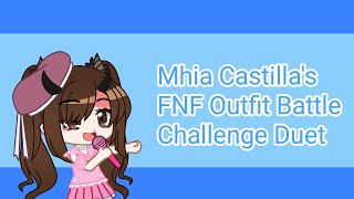 #mhiacastillasfnfoutfitbattlechallengeduet | Mhia Castilla | Gacha Club | FNF |