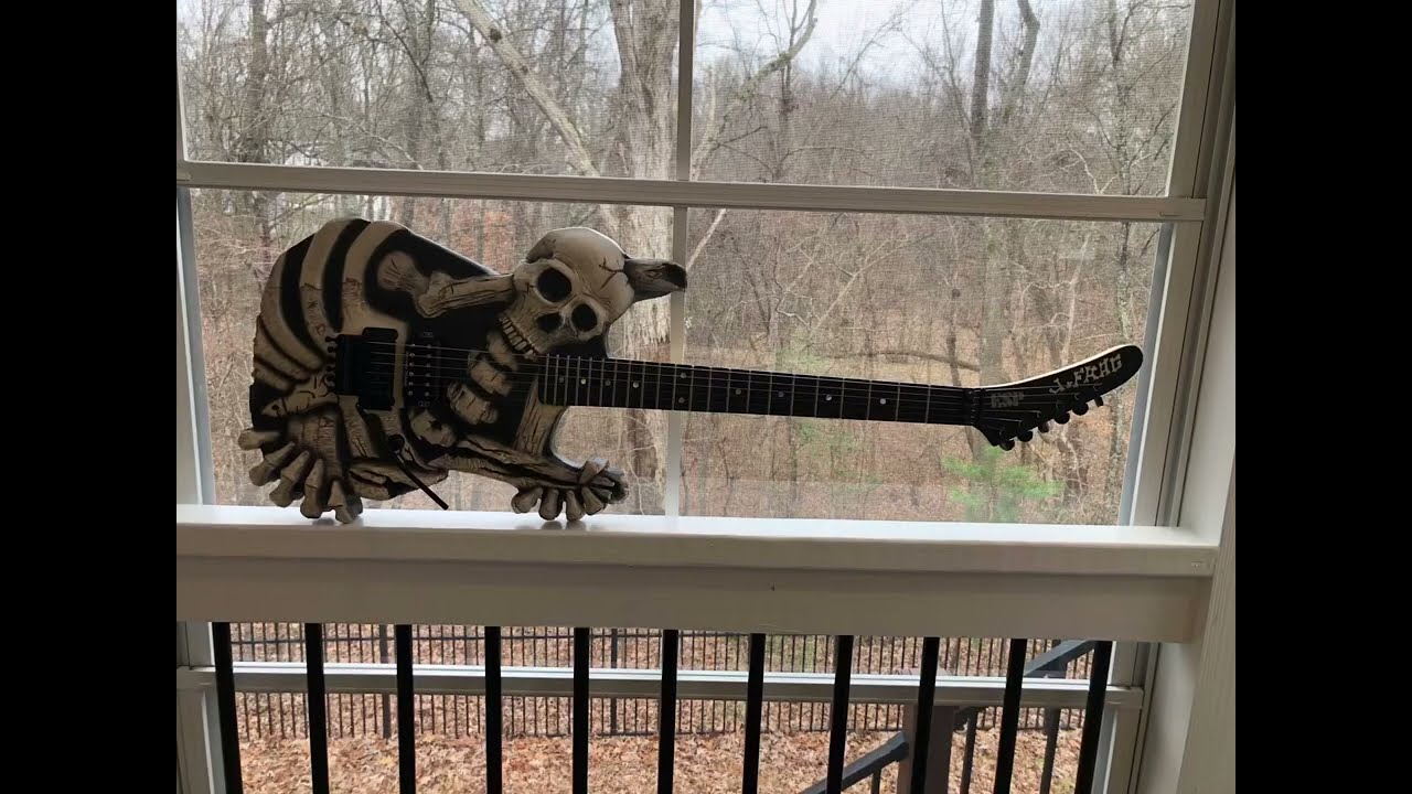 Recent Pics Of My George Lynch Bones Guitar - MOM - J.Frog - ESP