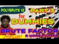 Arturia Polybrute 12 - Special Analog Filter Settings - “Arturia Brute Factor”