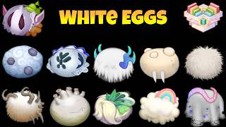 All White Eggs My Singing Monsters