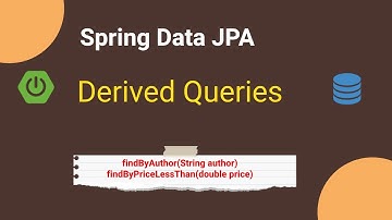 Spring Boot tutorials | Spring Data JPA - Derived Queries in Spring Data JPA
