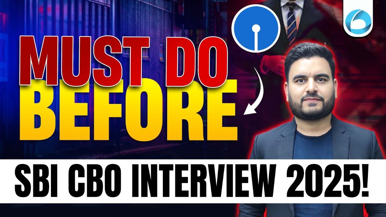 SBI CBO Interview Strategy 2025 | How to Prepare for SBI CBO Interview | Complete Guidance