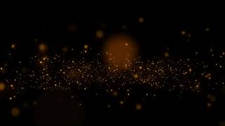 Golden particles Background video - Free motion background Loop