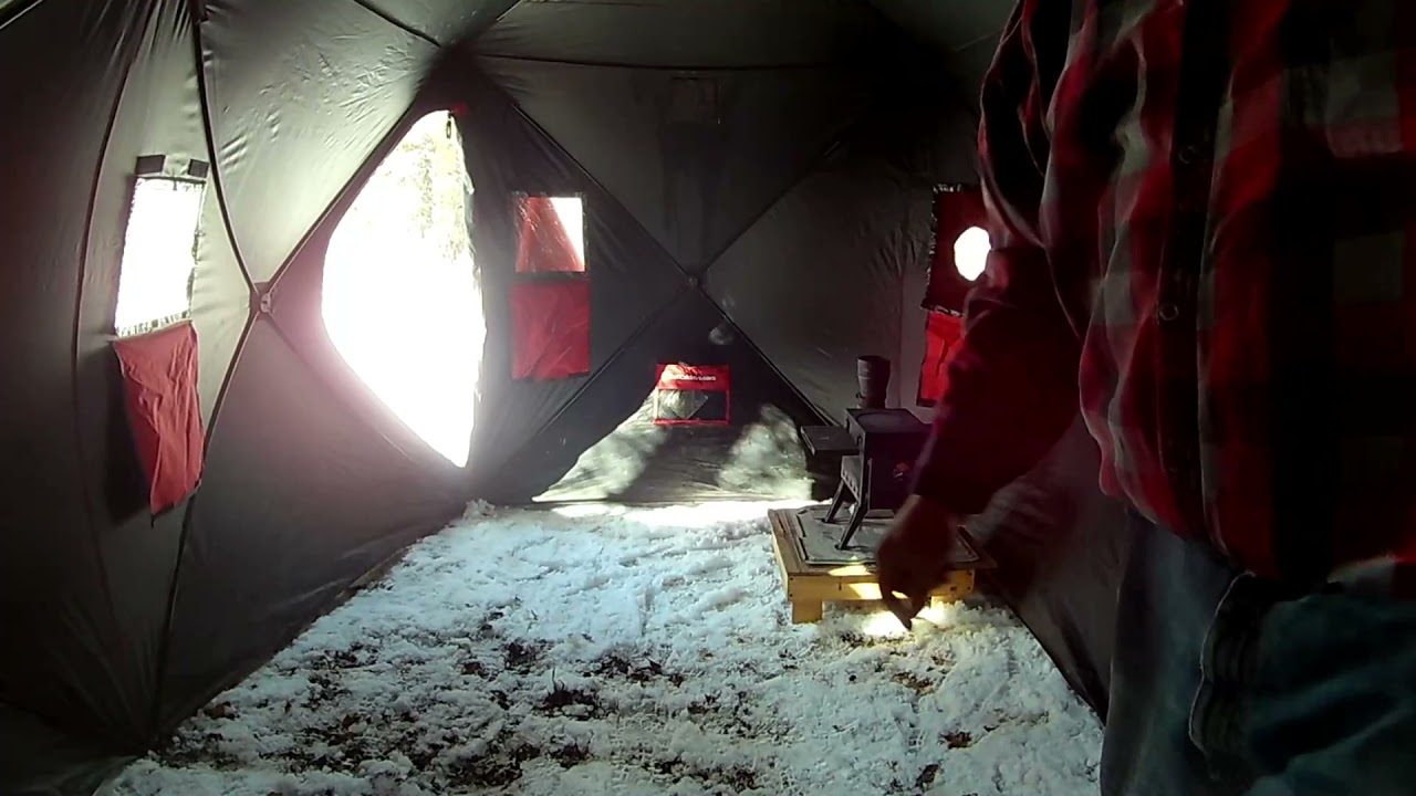 Grand Mesa Colorado, Winter Camp in the snow, Eskimo Ice Fishing