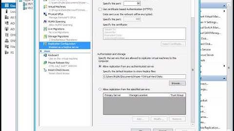 Configure VM Replication between Windows 2012 R2 Hyper V Step by Step