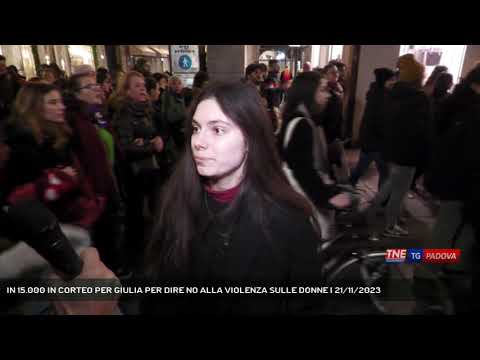 IN 15.000 IN CORTEO PER GIULIA PER DIRE NO ALLA VIOLENZA SULLE DONNE | 21/11/2023