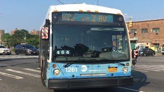 MTA NYC Bus NovaBus LFSA #1261 M15-SBS