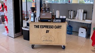 Portable Coffee Cart