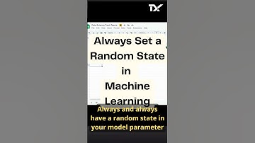 Always Set a Random State in Machine Learning