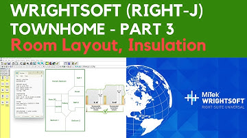 Wrightsoft (Part 3): Manual J Heat Load Calculation - Townhomes - Drawing Room Layout
