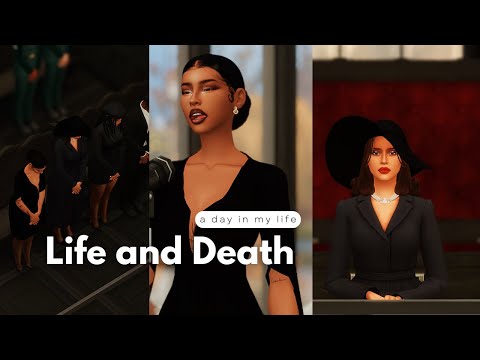 A day in my life| SIMS 4 VLOG: Life and Death: A Farewell Episode