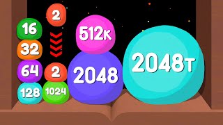 2048 Game: JELLY DROPS 2048 - Trillion Unlocked screenshot 1