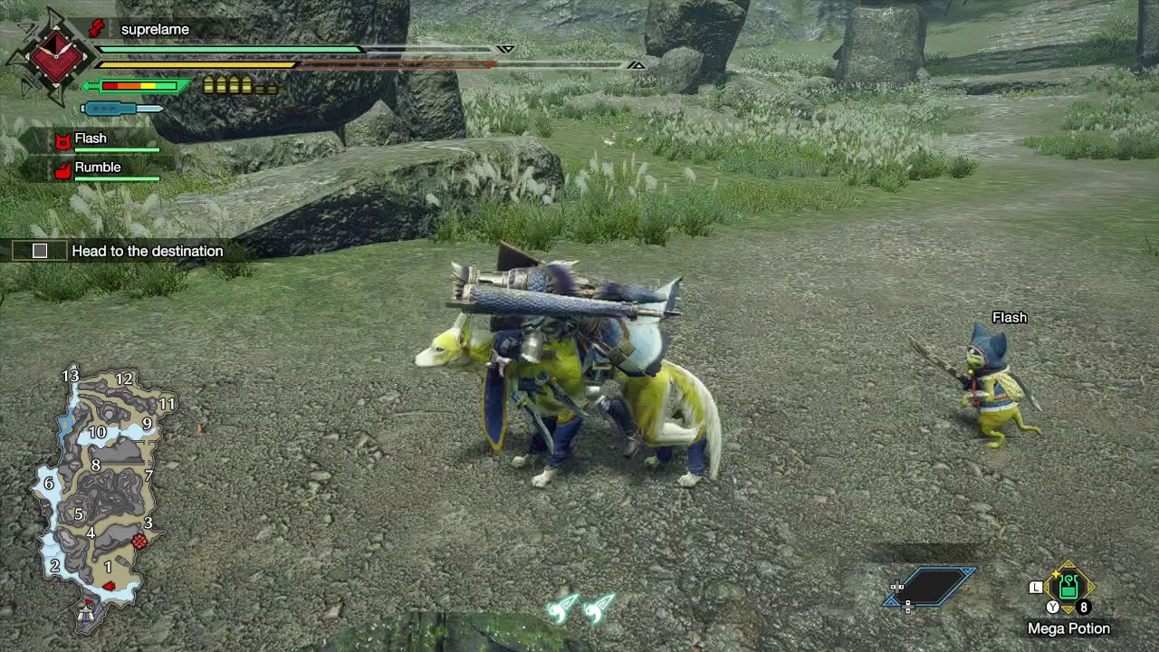 Monster Hunter Rise Demo Palamute Companion Riding Controls