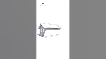 Time-Lapse Of Me Modeling A Small Cottage In SketchUp #sketchup #timelapse