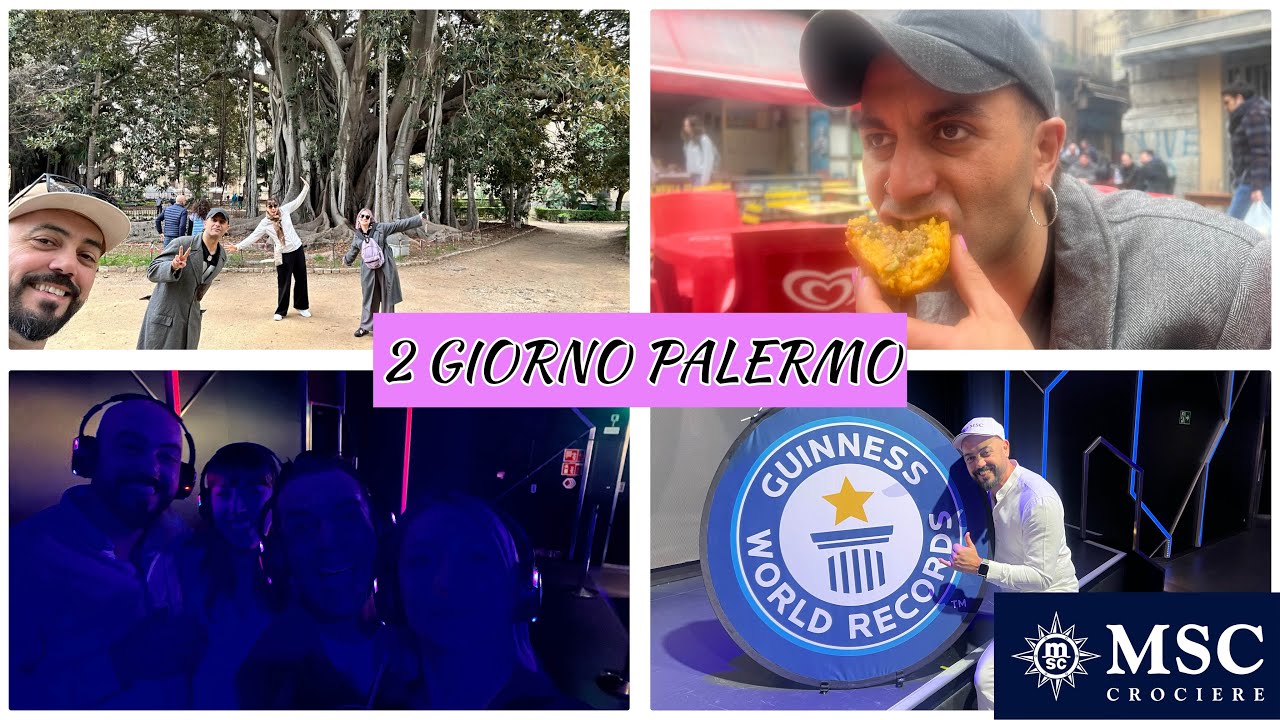 MSC WORLD EUROPA PALERMO il SECONDO GIORNO